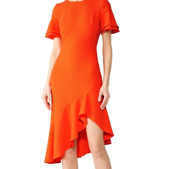 BLACK HALO Ruiz Swingy ruffles dress 18 - Picture 3 of 4